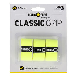 Vrchní Omotávky Tennis-Point Classic Grip weiß 3er